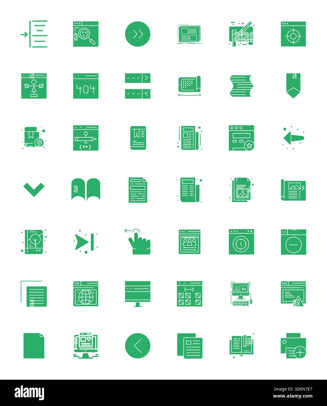 Precision-engineered 42 Filled vector icons for Page, designed at 64x64 ...