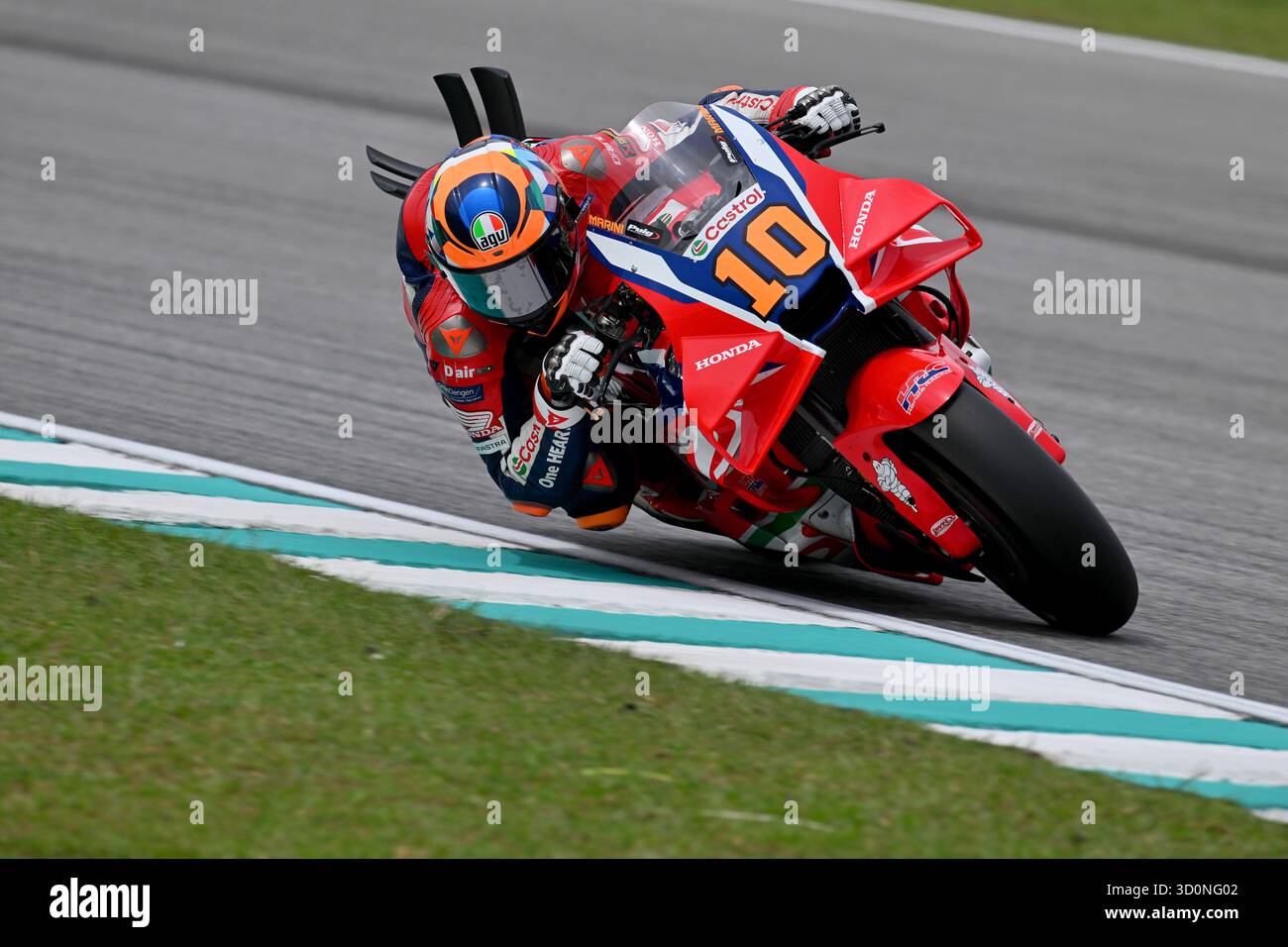 10 MARINI Luca (ita), Honda Team, Honda RC213V, action during the 2025 ...