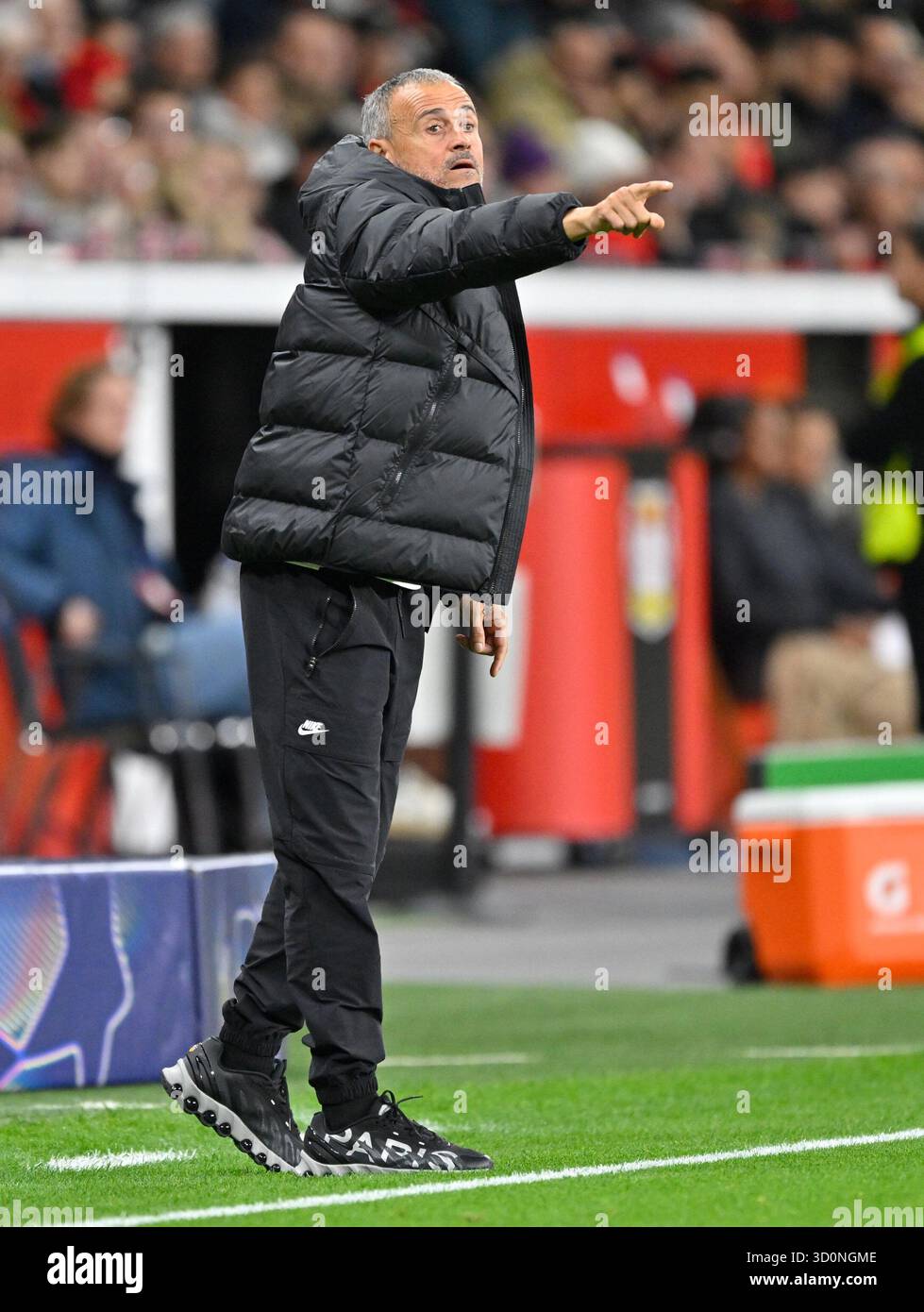 Trainer [coach] Luis Enrique (PSG) Leverkusen, September 21, 2025 ...
