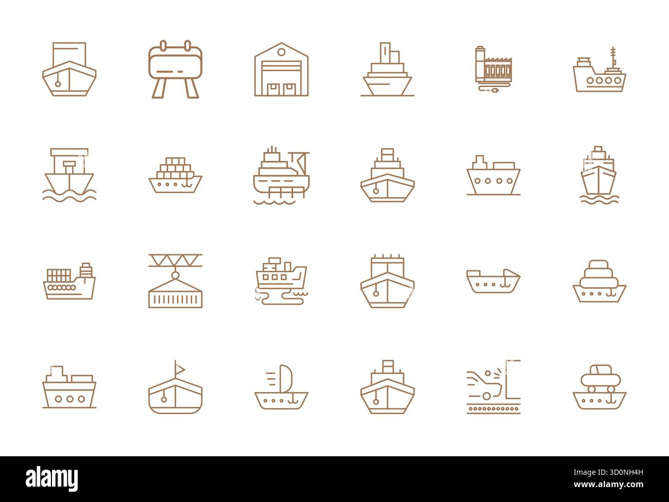 Dockside access Stock Vector Images - Alamy