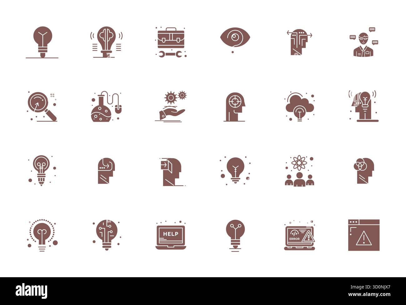 Problem solving methodology vector vectors hi-res stock photography and ...