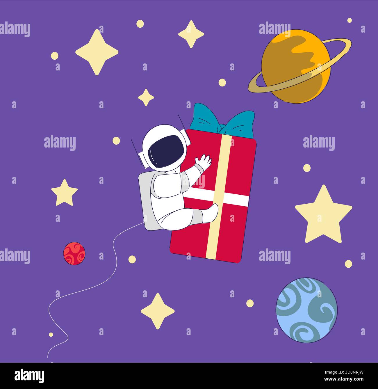 Astronaut floating in space hi-res stock photography and images - Alamy