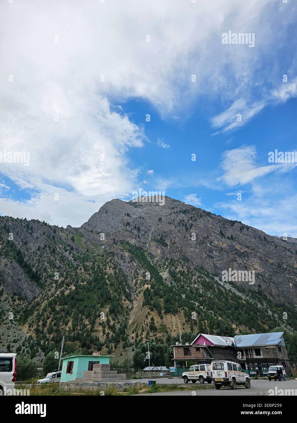 Kashmir: Heaven on Earth. Chasing the mountains and the sun. Nature's masterpiece in Kashmir. Lost in the paradise of the North. - Smartphone Captured Stock Image