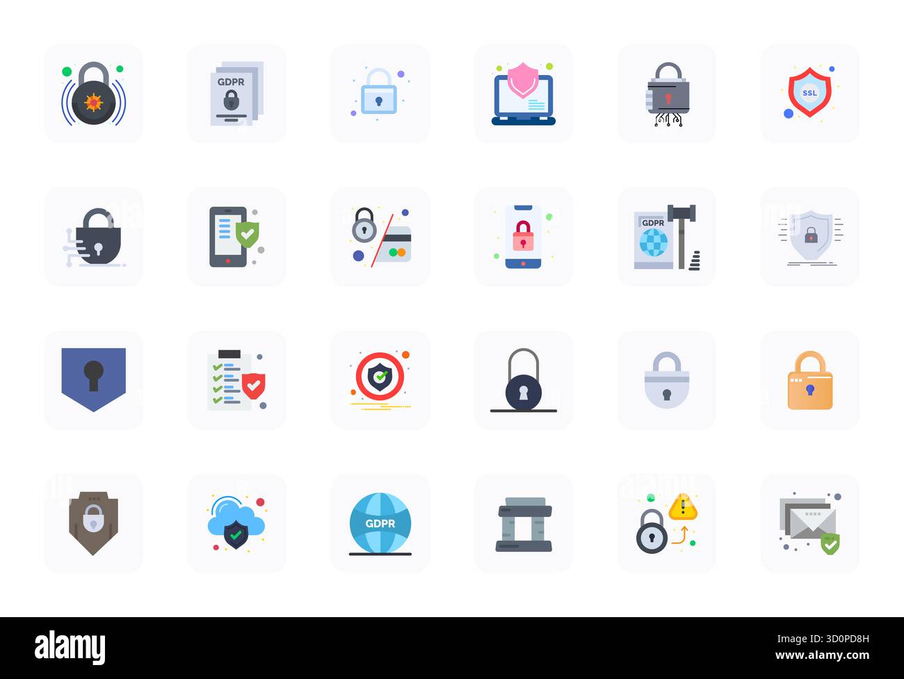 Perfectly balanced 24 Flat Display Perfect vector icons for Data ...