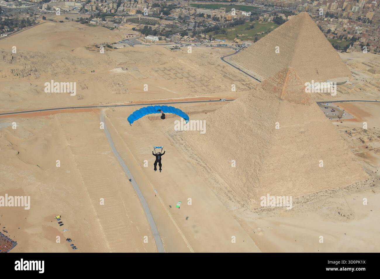 Aerial view of giza pyramids hi-res stock photography and images - Alamy