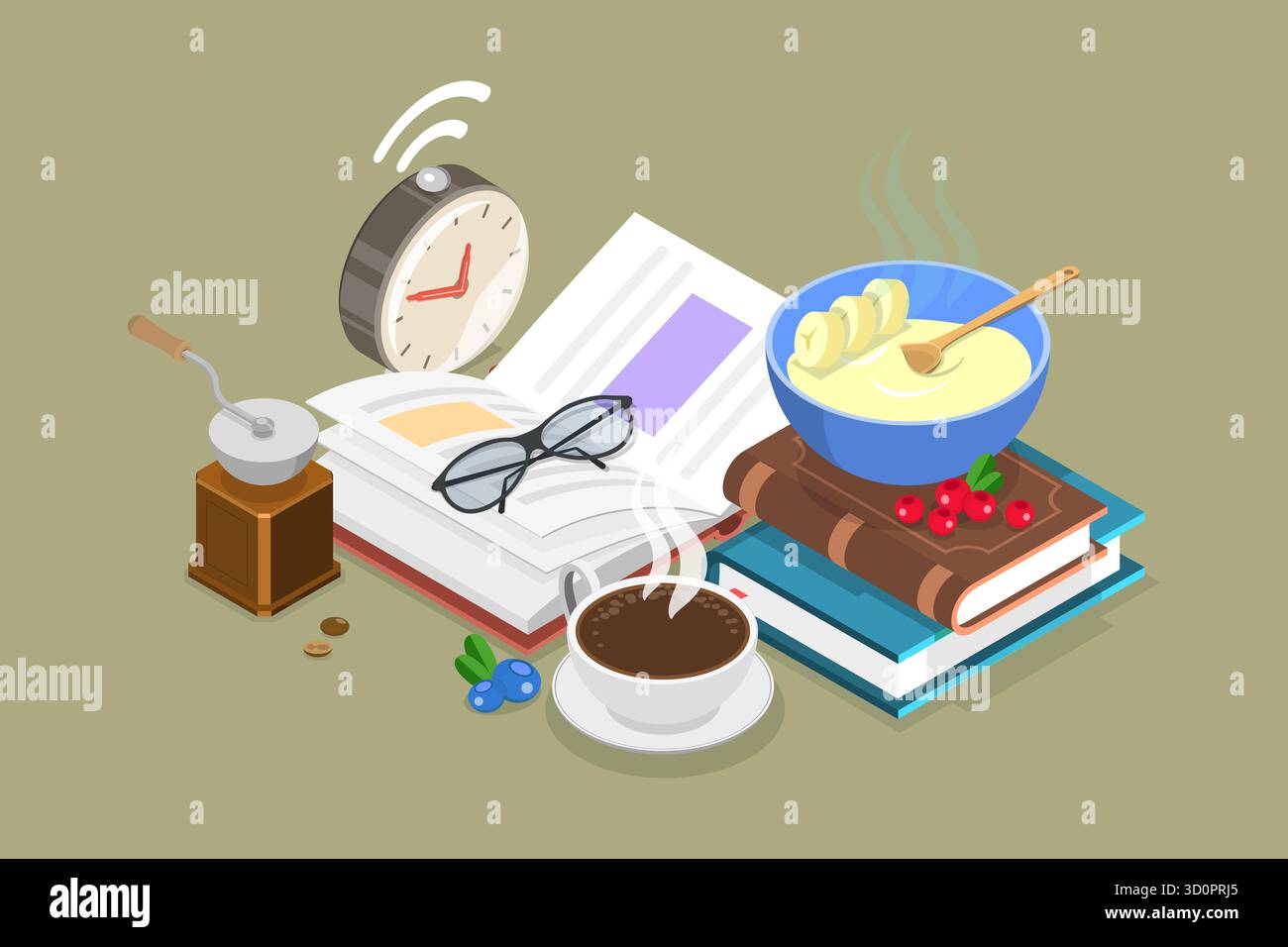 Sleep habits symbols hi-res stock photography and images - Alamy