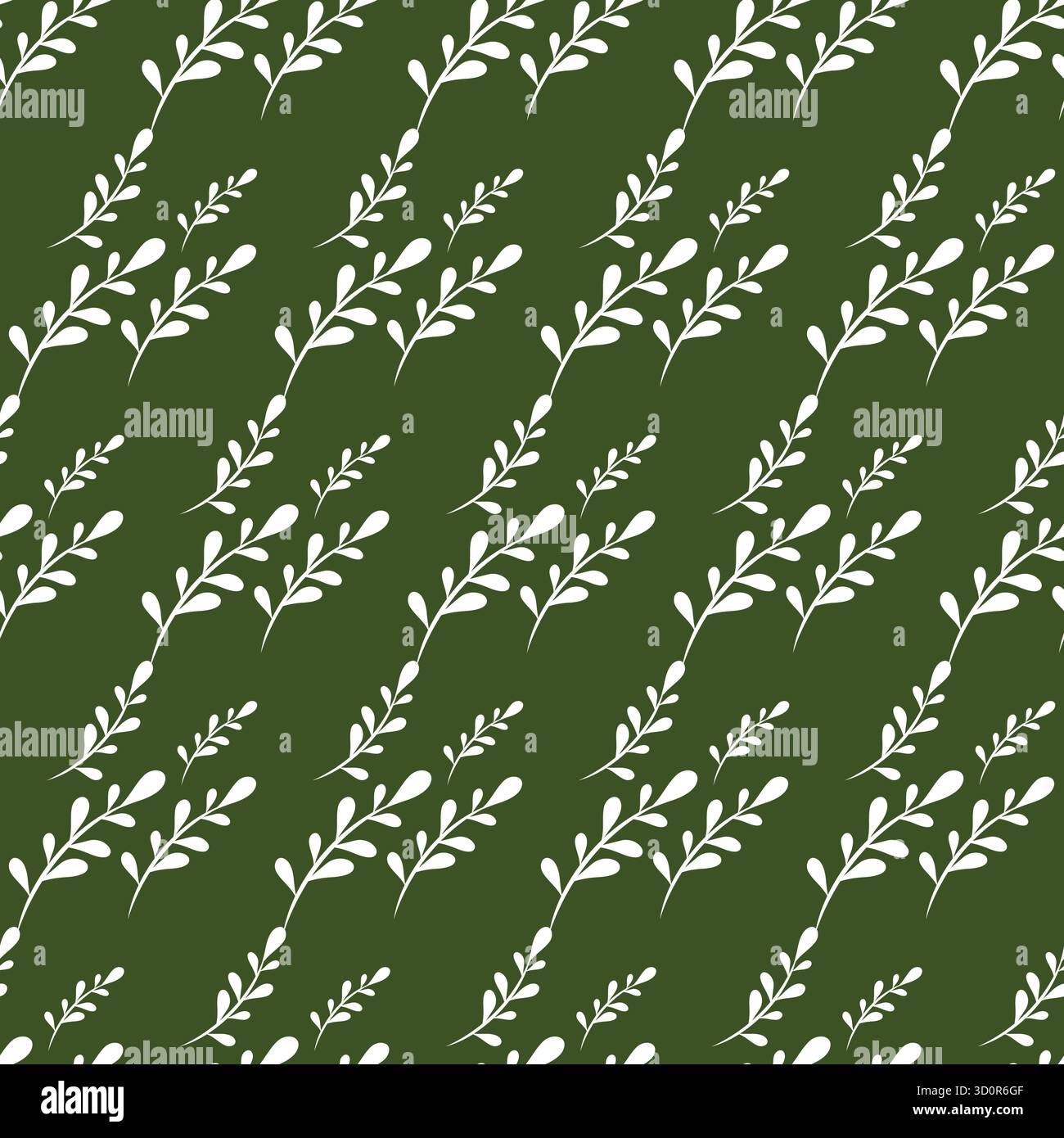 Leaves seamless pattern floral pattern botanical background vector illustration Stock Vector