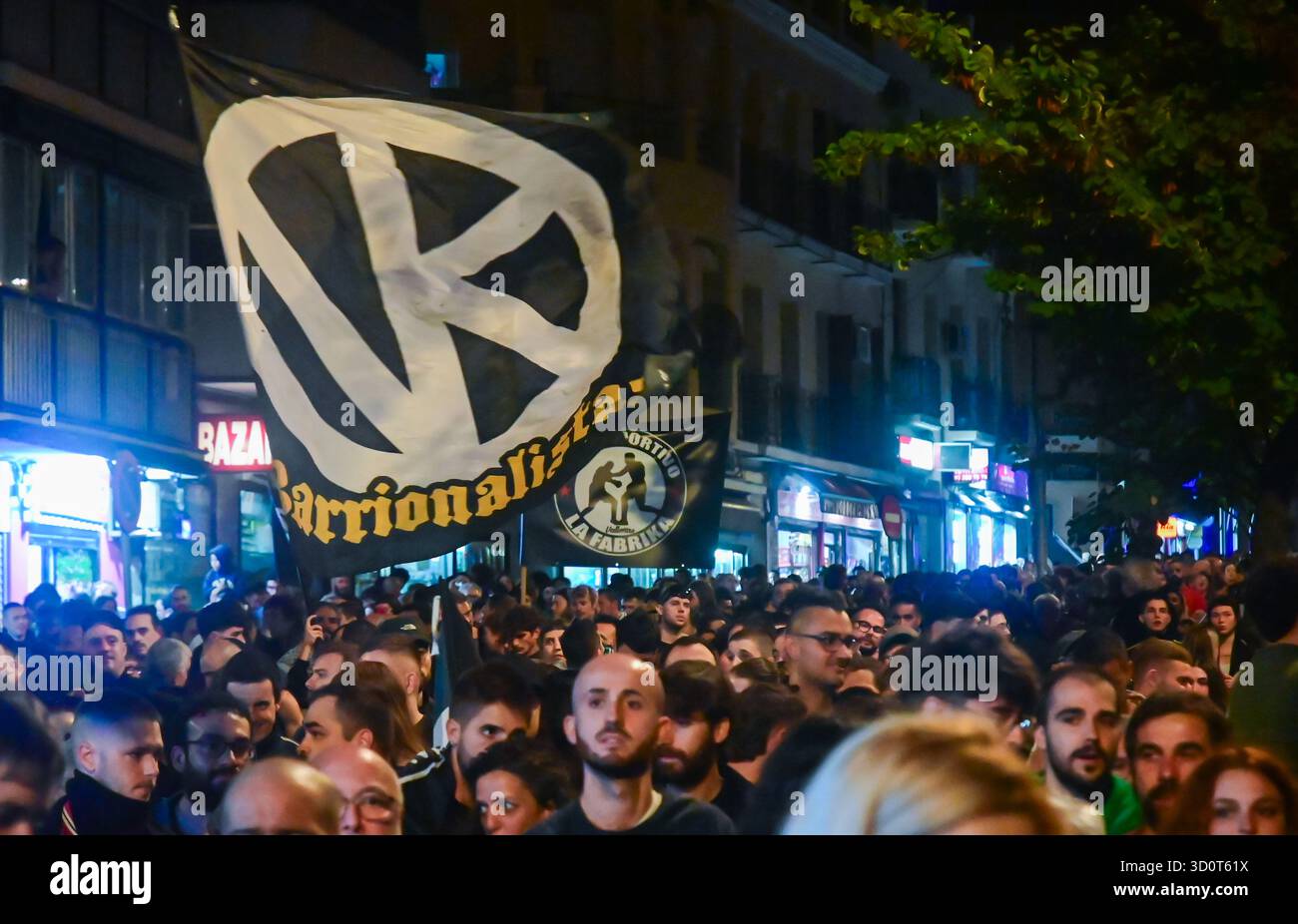 Demonstration Only Madrid, Madrid, SPAIN. 24th Oct, 2025. A demonstration took place in ...
