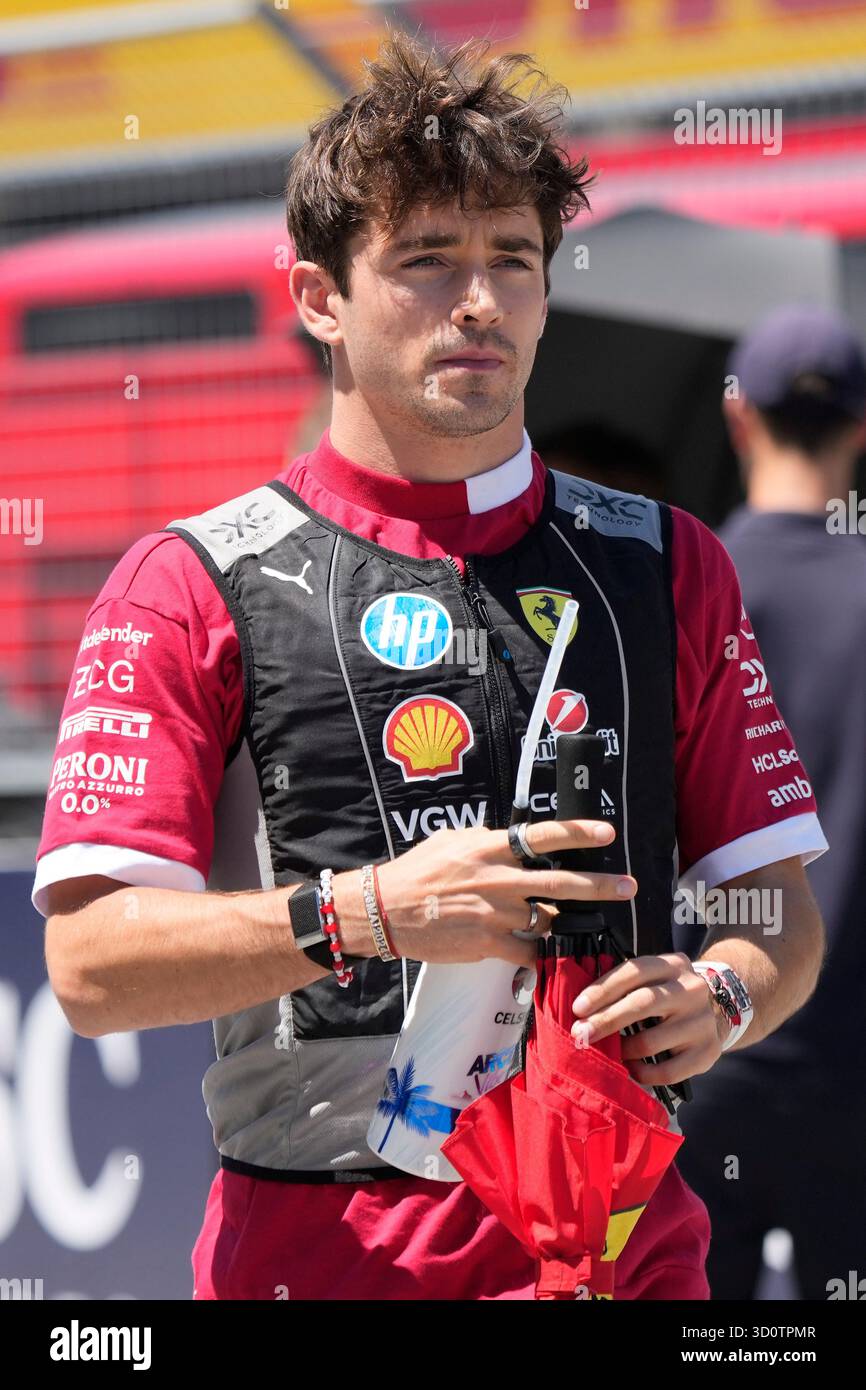 SPIELBERG, AUSTRIA - JUNE 29: Charles Leclerc of Monaco and Ferrari ...