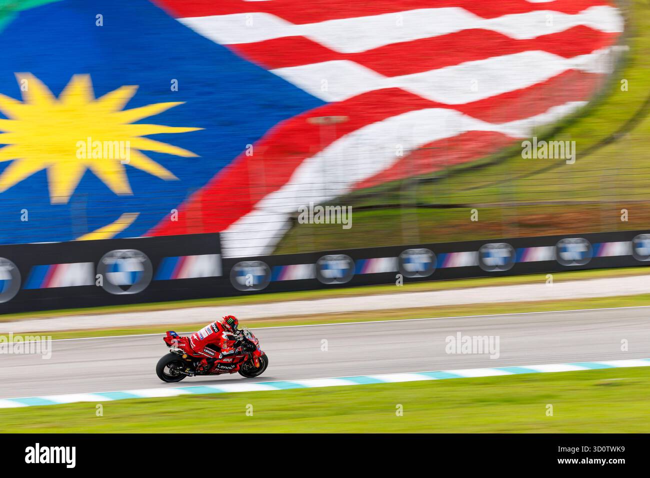 Number 63 Ducati Lenovo Team rider Francesco Bagnaia during practice 2 ...