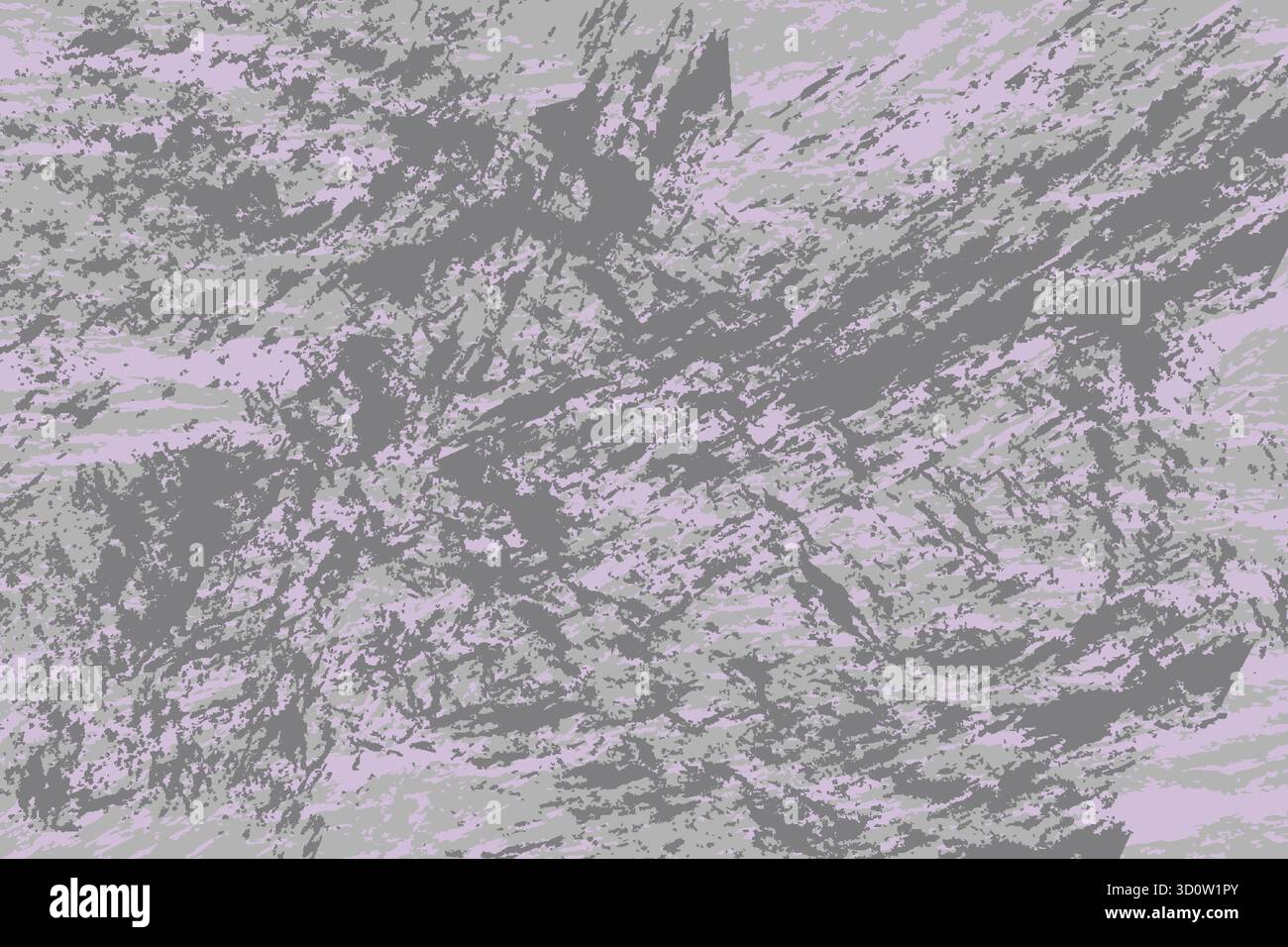 Abstract textured background with gray and lavender brushstroke patterns. - Stock Image