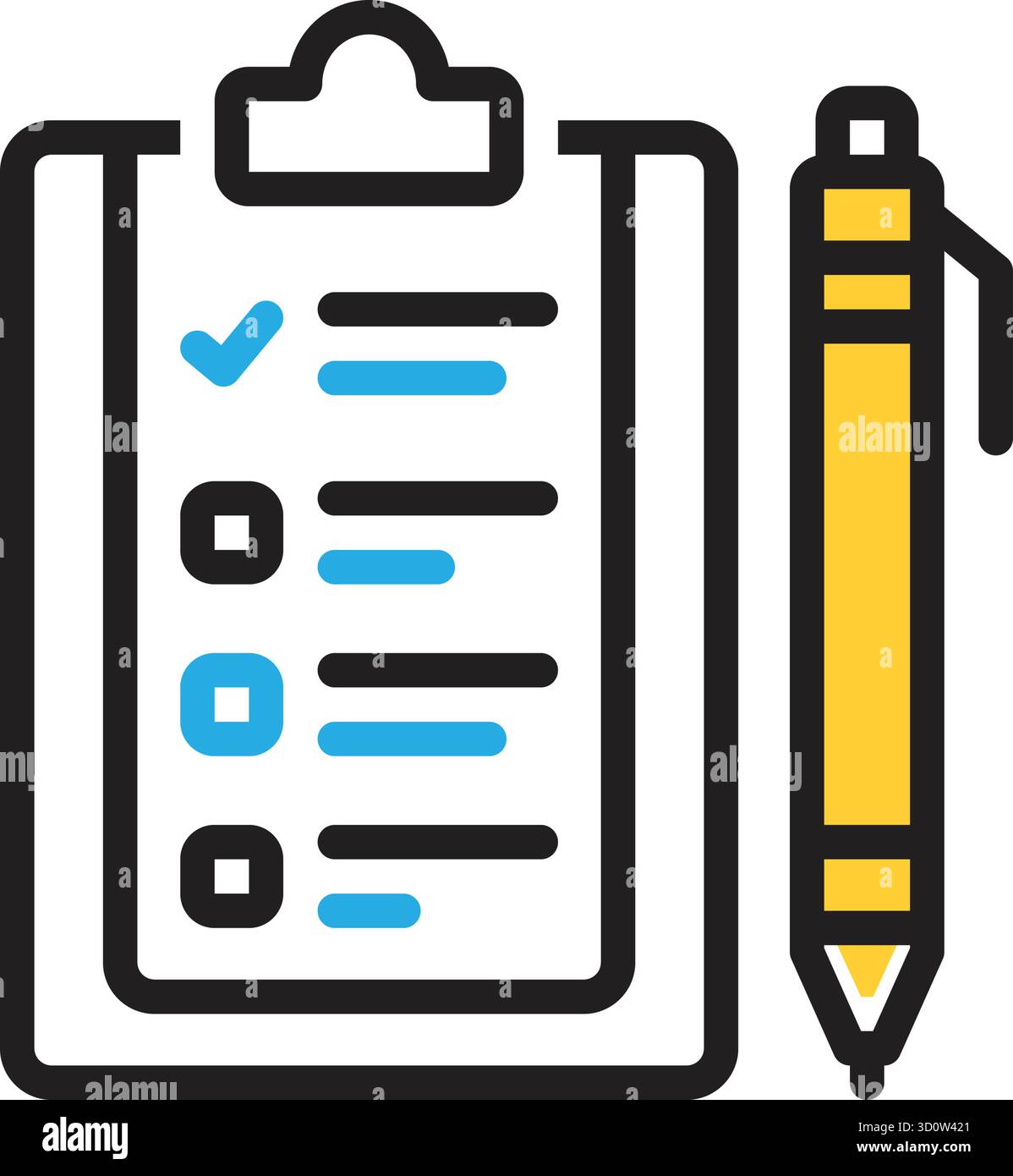 Icon for questionnaire,criteria Stock Vector Image & Art - Alamy