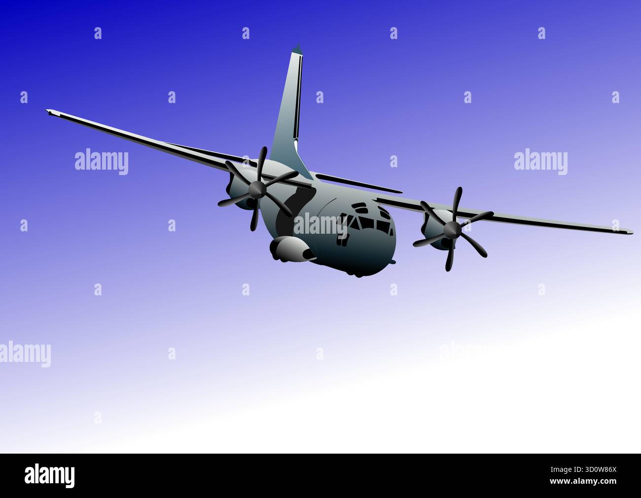 Turboprop military aircraft Stock Vector Images - Alamy