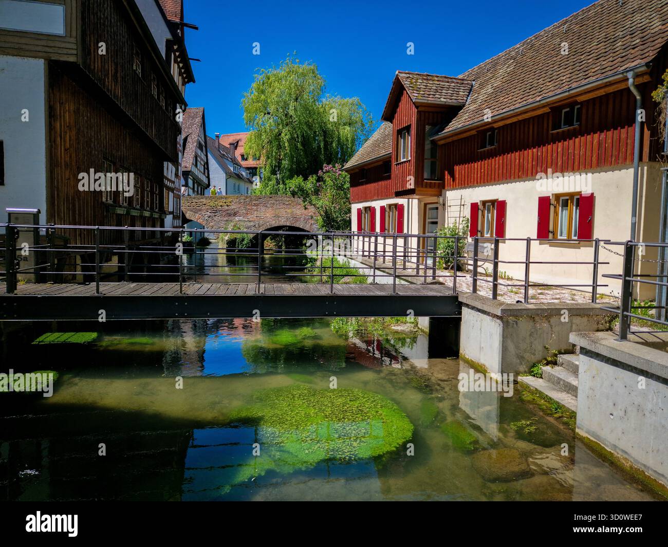 Ulm Old Town view - Smartphone Captured Stock Image