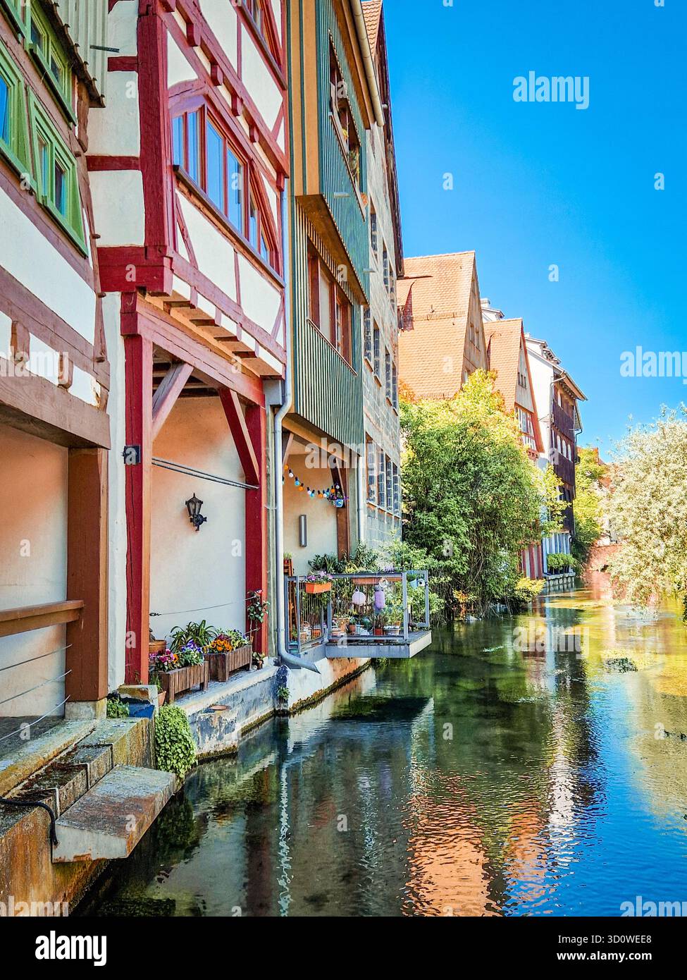 Ulm Old Town view - Smartphone Captured Stock Image