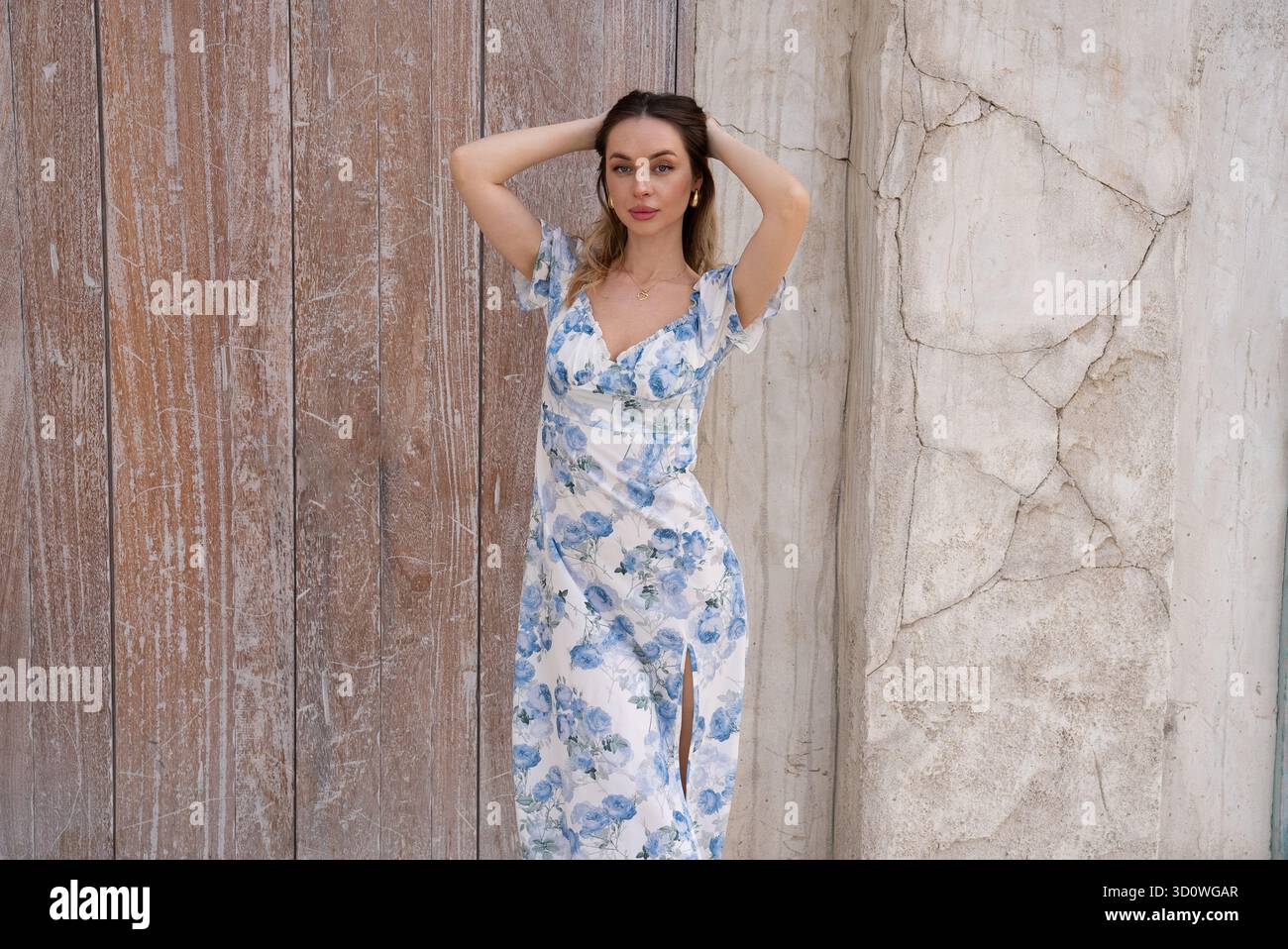 Neutral dress hi-res stock photography and images
