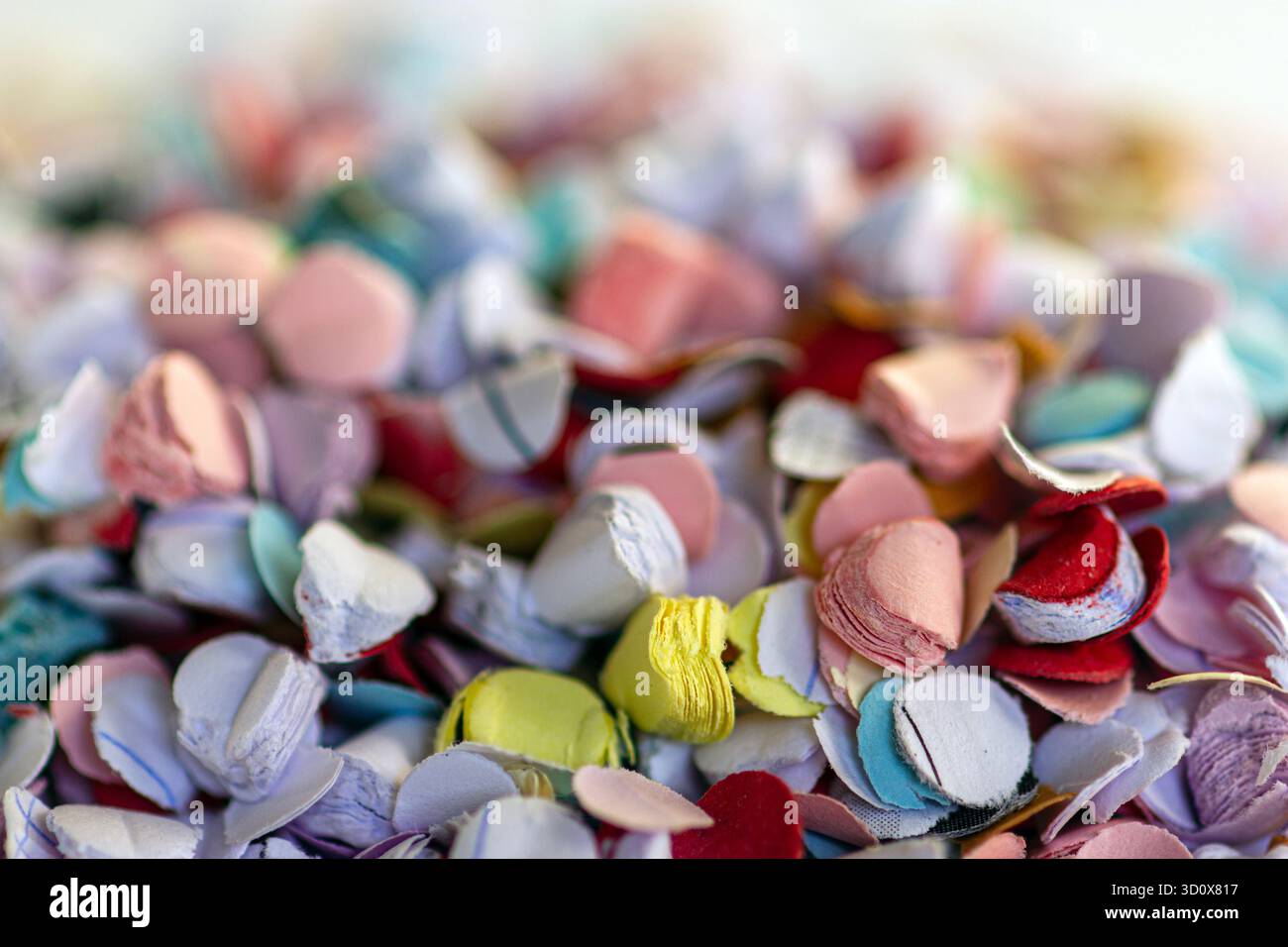 chad - paper from hole punching Stock Photo - Alamy