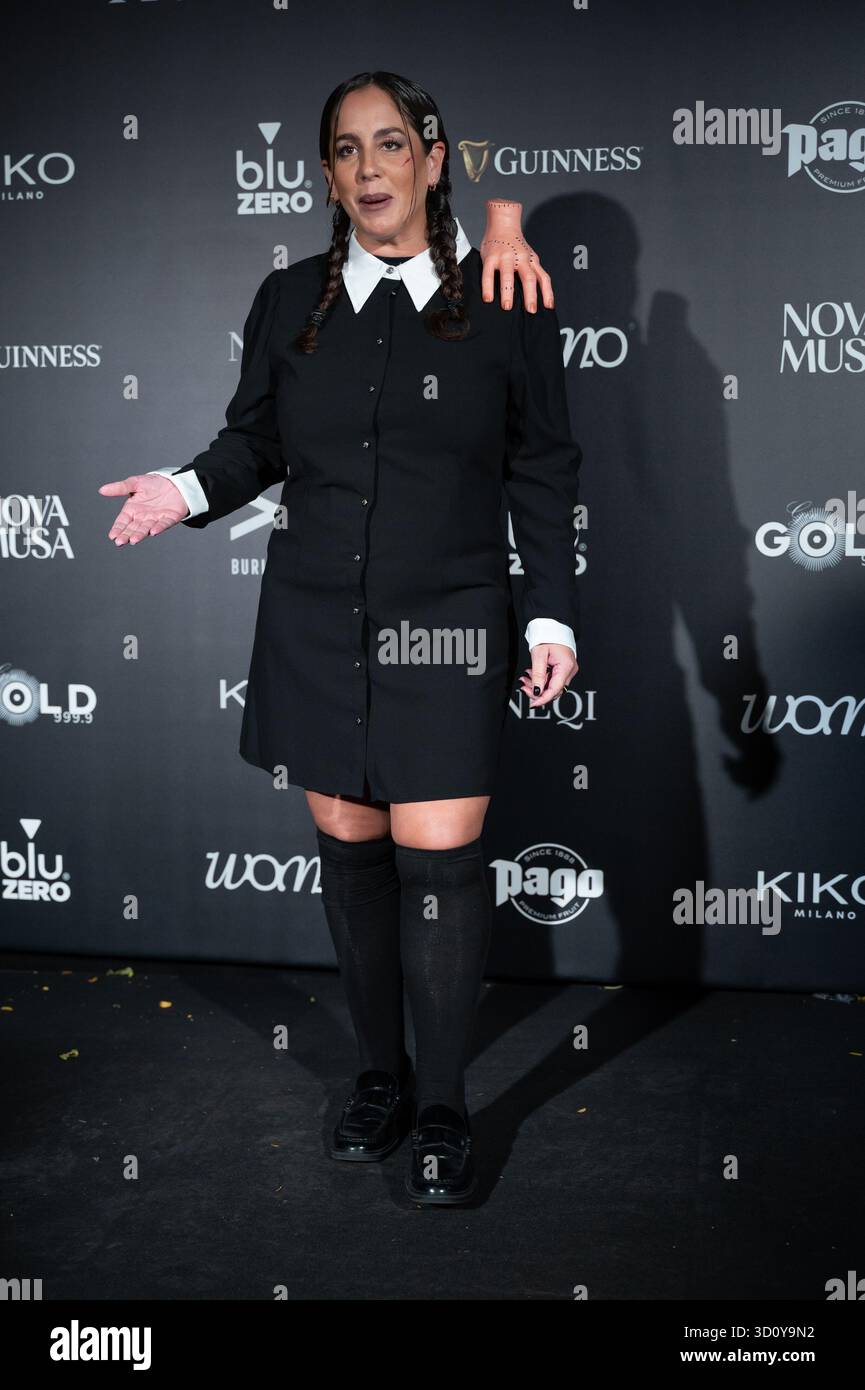 Anabel Pantoja attend the WOMO Halloween Party at the woho Store in