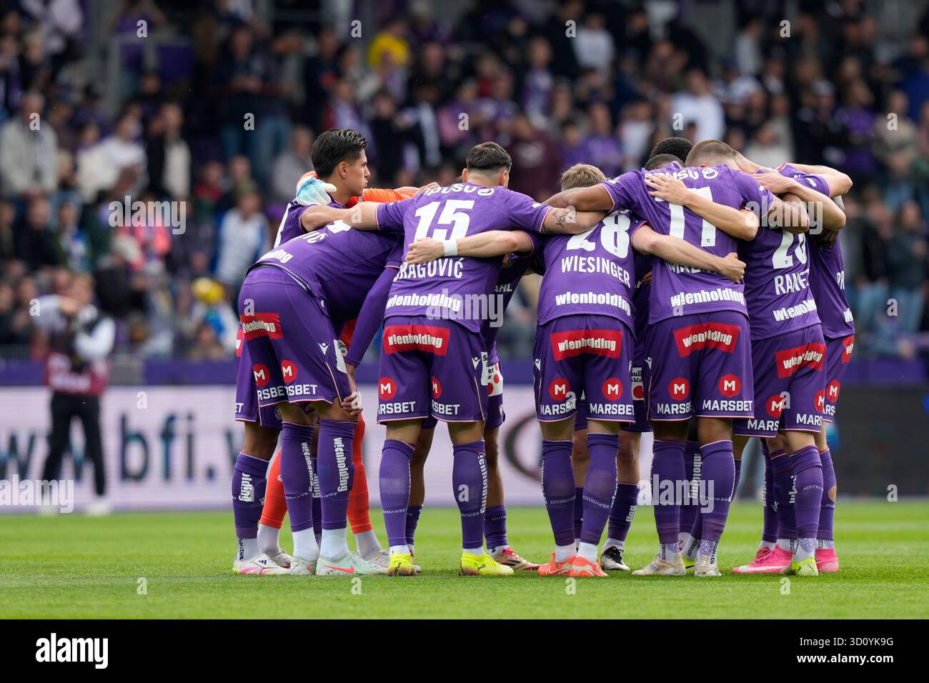 VIENNA, AUSTRIA - MAY 24: Team Austria Wien during the Admiral ...