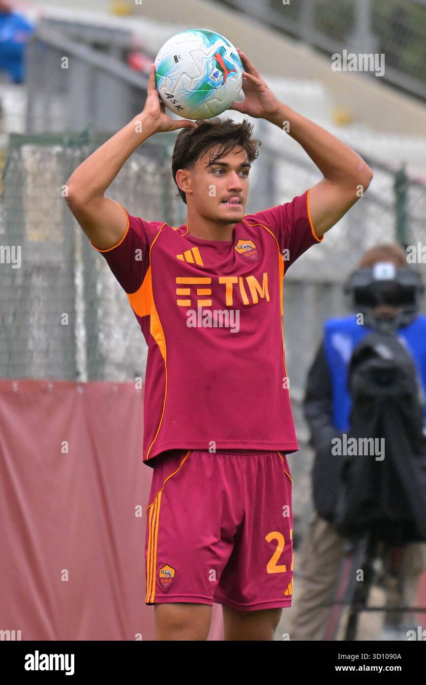 Emanuele Lulli AS Roma During The Match Of Primavera 1 Italian emanuele-lulli-as-roma-during-the-match-of-primavera-1-italian
