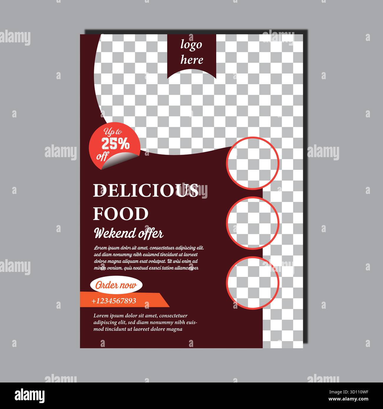 Abstract flyer space text Stock Vector Images - Alamy