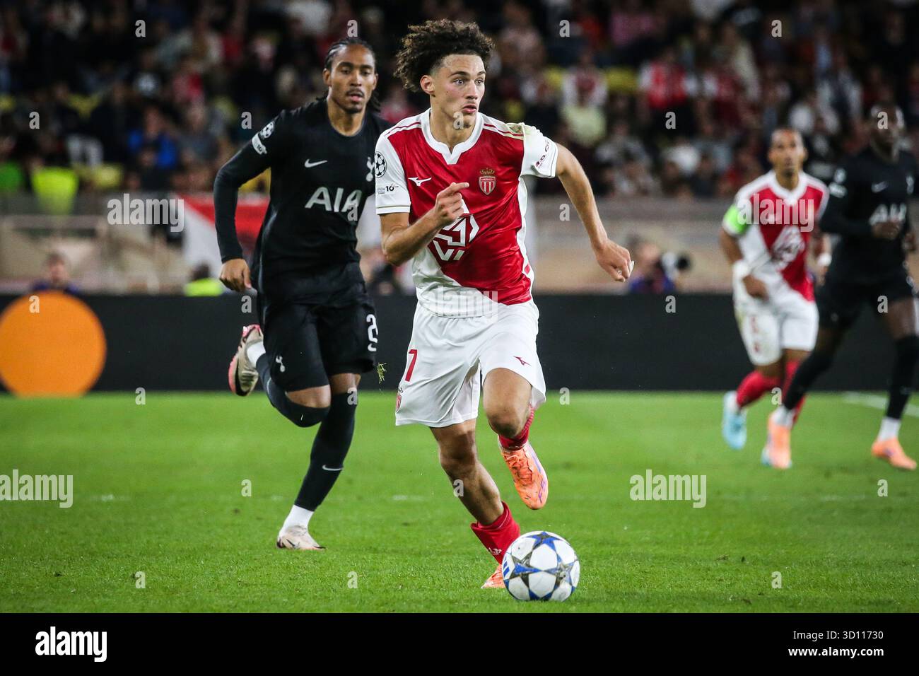 Maghnes AKLIOUCHE of Monaco during the UEFA Champions League, League ...
