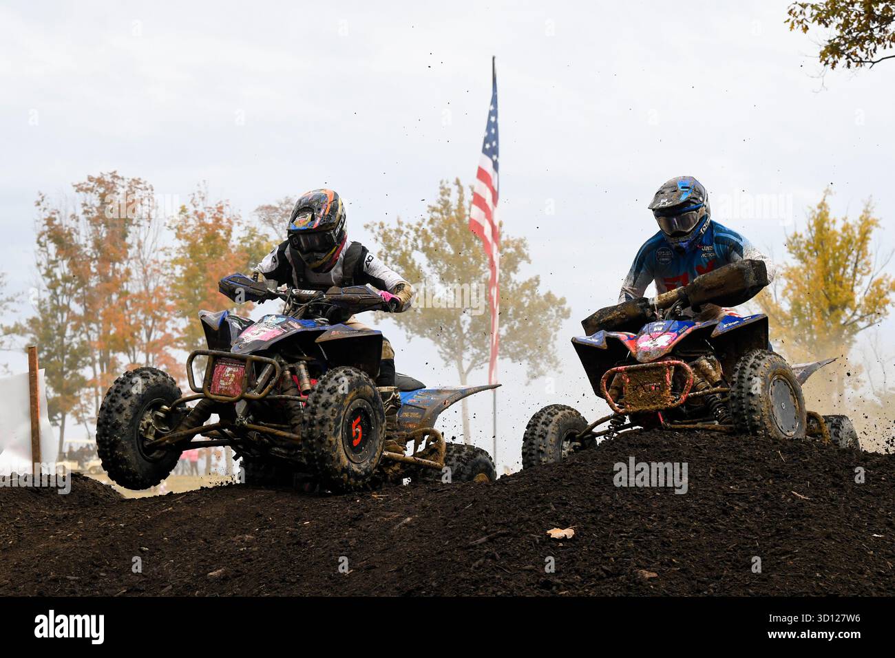 CRAWFORDSVILLE, IN - OCTOBER 25: Steven Harrell (5) Yamaha YFZ450R XC1 ...