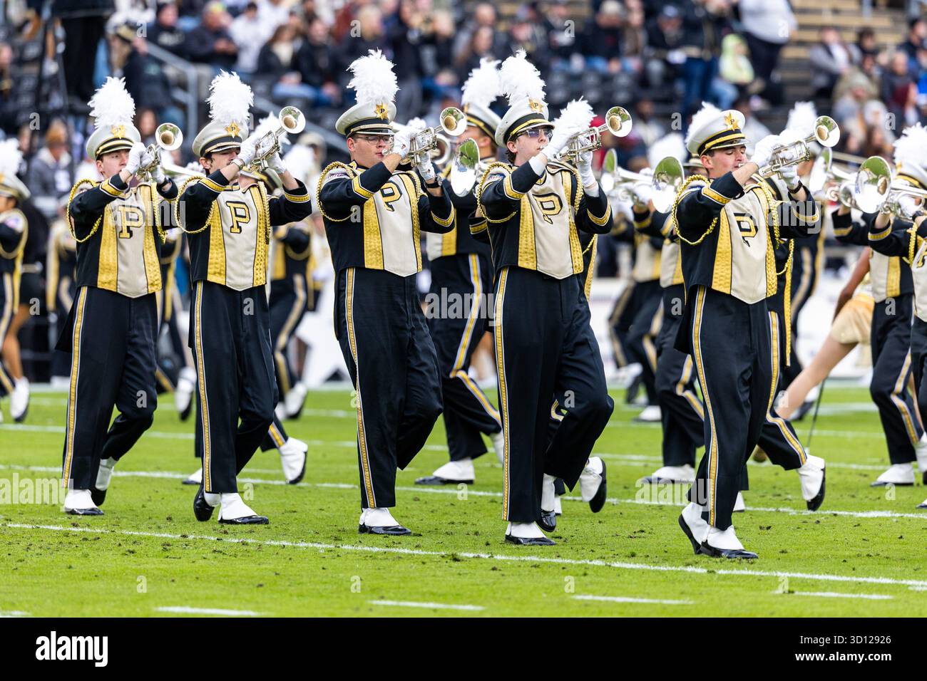 October 25, 2025: Purdue band performance prior to NCAA football game ...