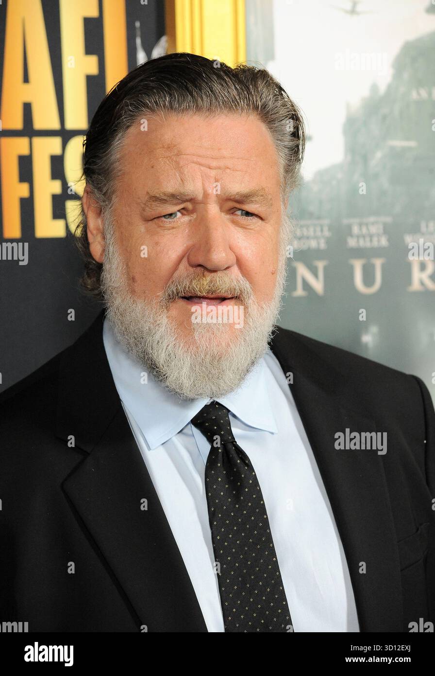 Russell Crowe at the 2025 AFI FEST #39 Nuremberg #39 Premiere held at the