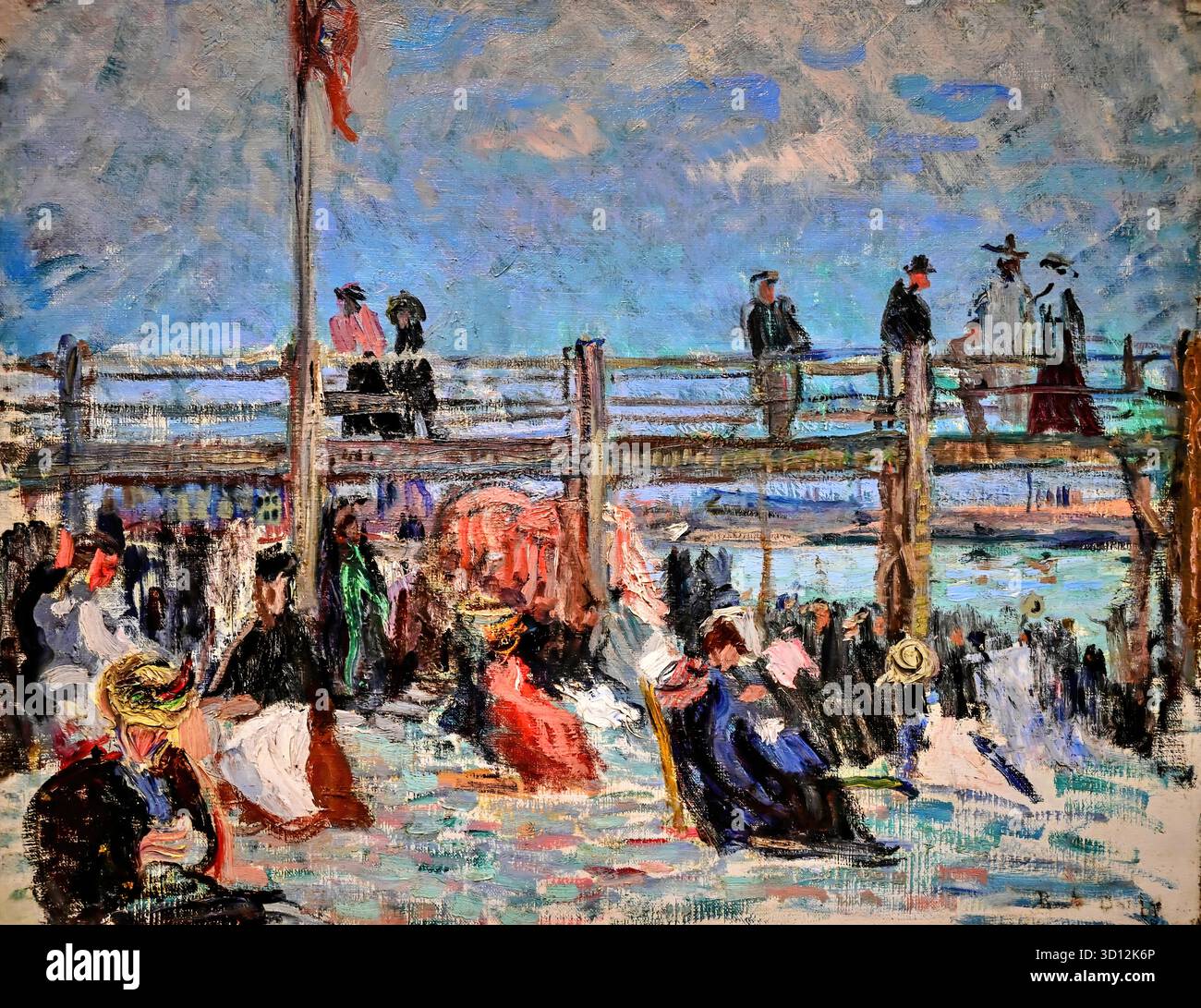 Raoul Dufy - La Plage de Sainte Adresse, 1901 Stock Vector Image