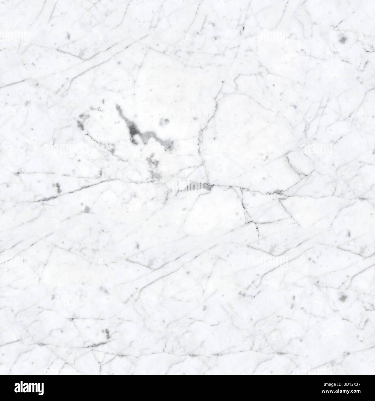 White marble natural pattern for background. Seamless square texture, tile ready. Stock Photo