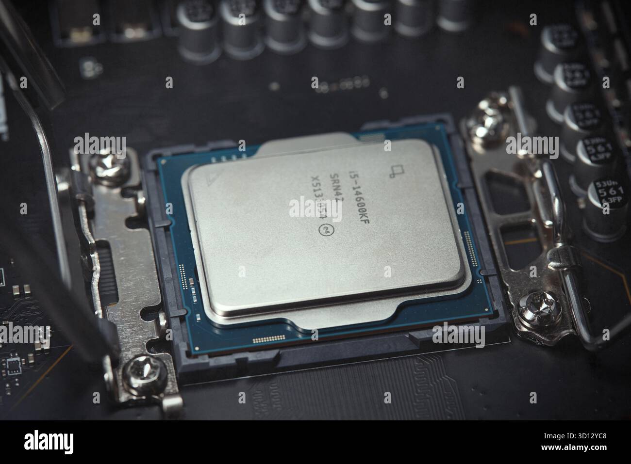 Processor In A Pc Detail of computer chip - main processor of PC architecture system ...