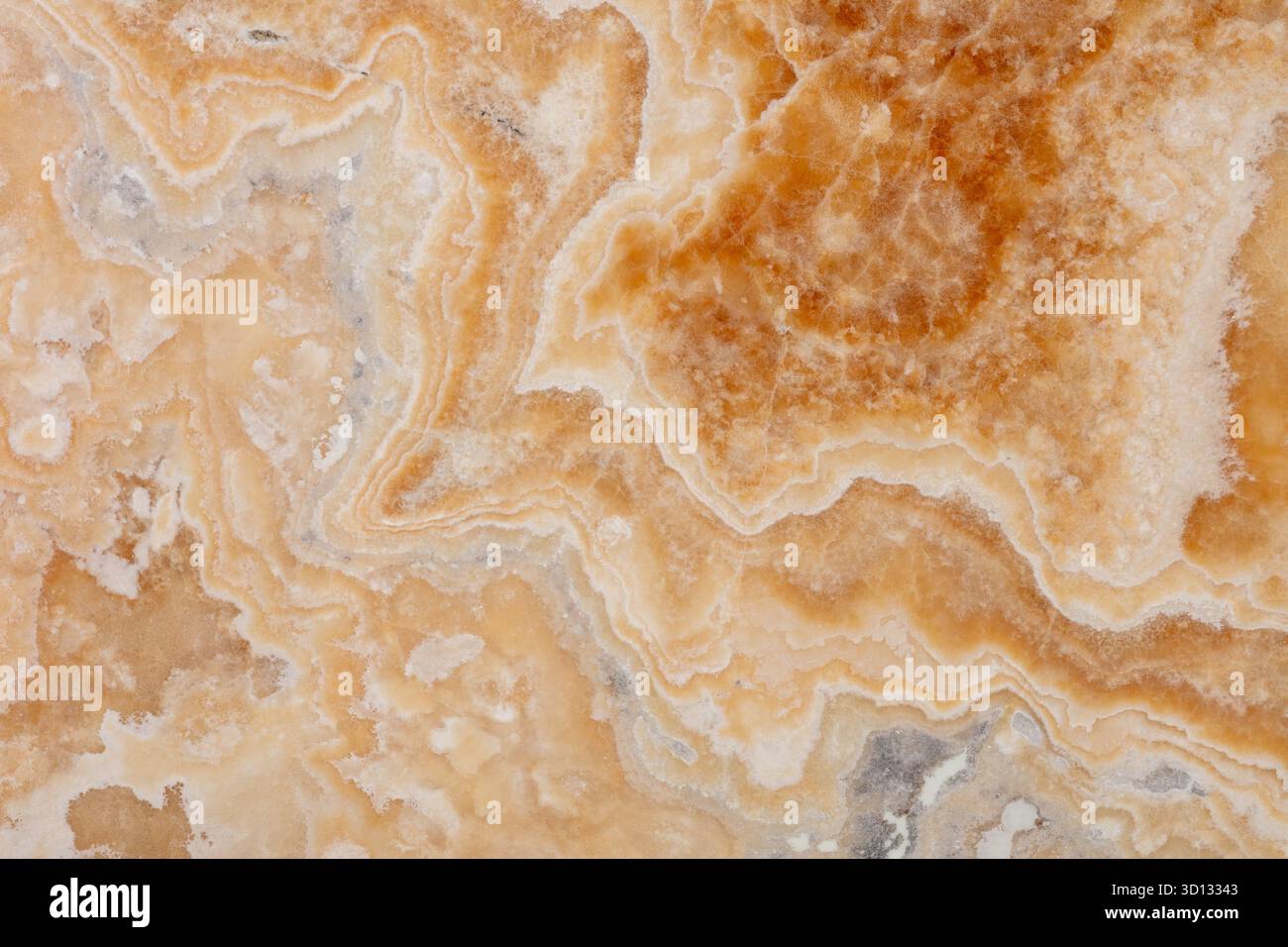 Onyx Miele background, natural texture in warm tone for interior work. Stock Photo