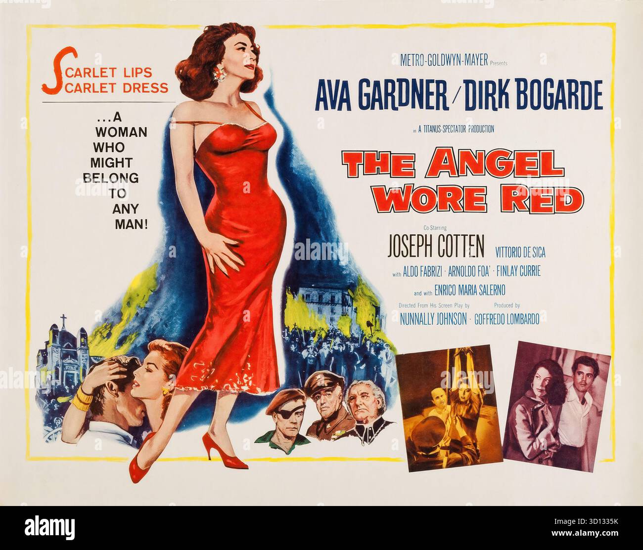 AVA GARDNER in THE ANGEL WORE RED (1960), directed by NUNNALLY JOHNSON.  Credit: M.G.M. / Album Stock Photo - Alamy