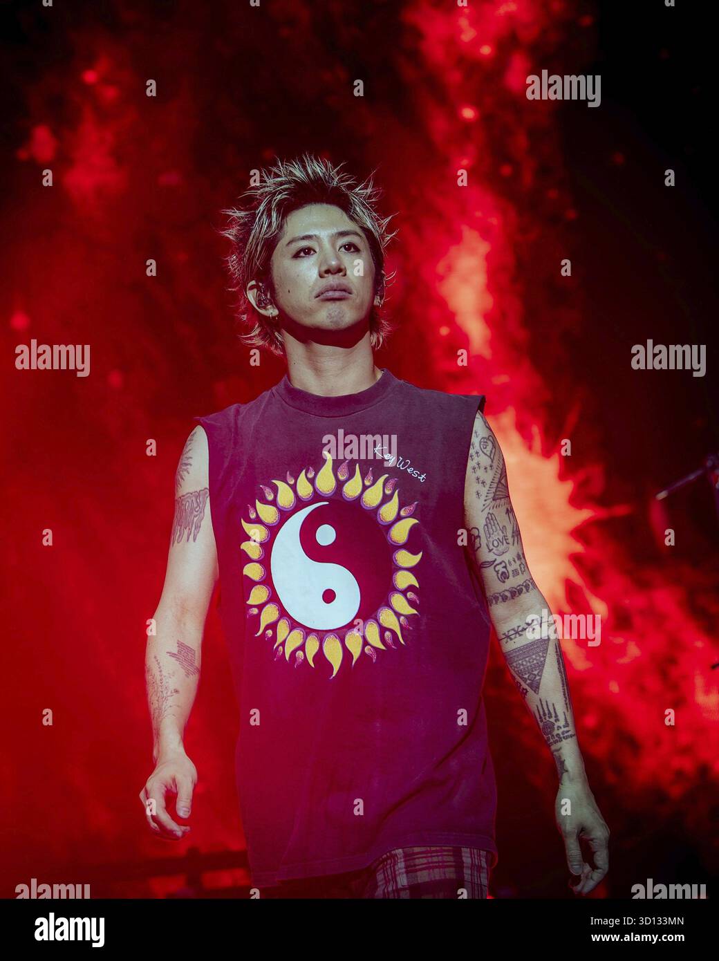 Singer Takahiro Moriuchi from One Ok Rock live on Detox European