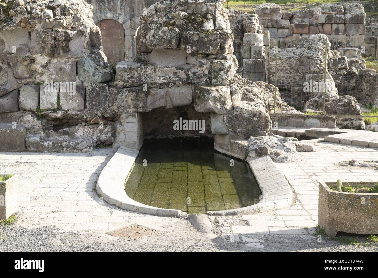 Fordongianus - Sardinien - Italien - 03-04-2025: Ancient roman hot ...