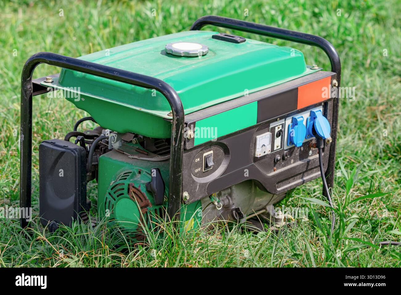 Portable power generator creating hi-res stock photography and images ...