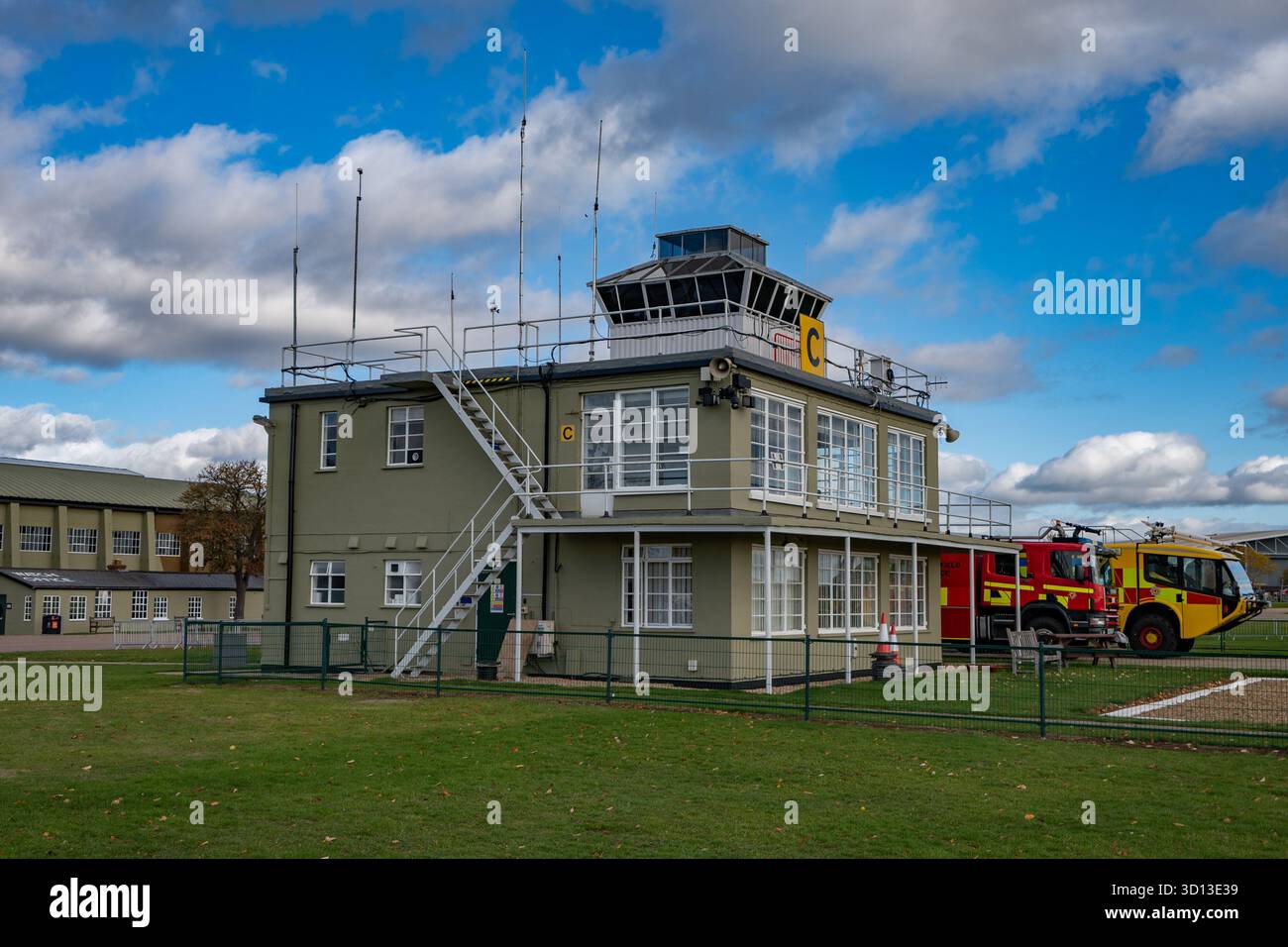 Airfield museum control tower hi-res stock photography and images - Alamy