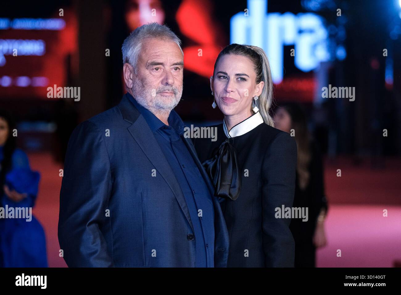 Sarah Besson 24 October 2025 - Luc Besson and Sarah Saldmann attend the red carpet ...