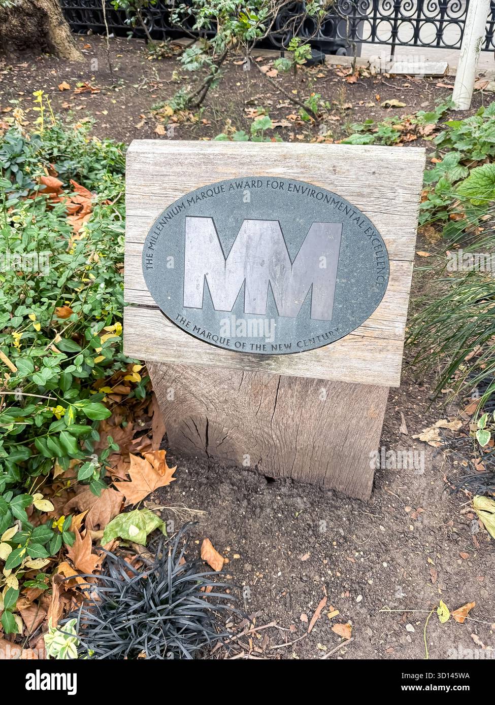 Whitehall Gardens, London - Smartphone Captured Stock Image