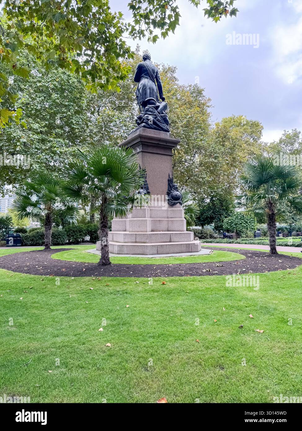 Whitehall Gardens, London - Smartphone Captured Stock Image