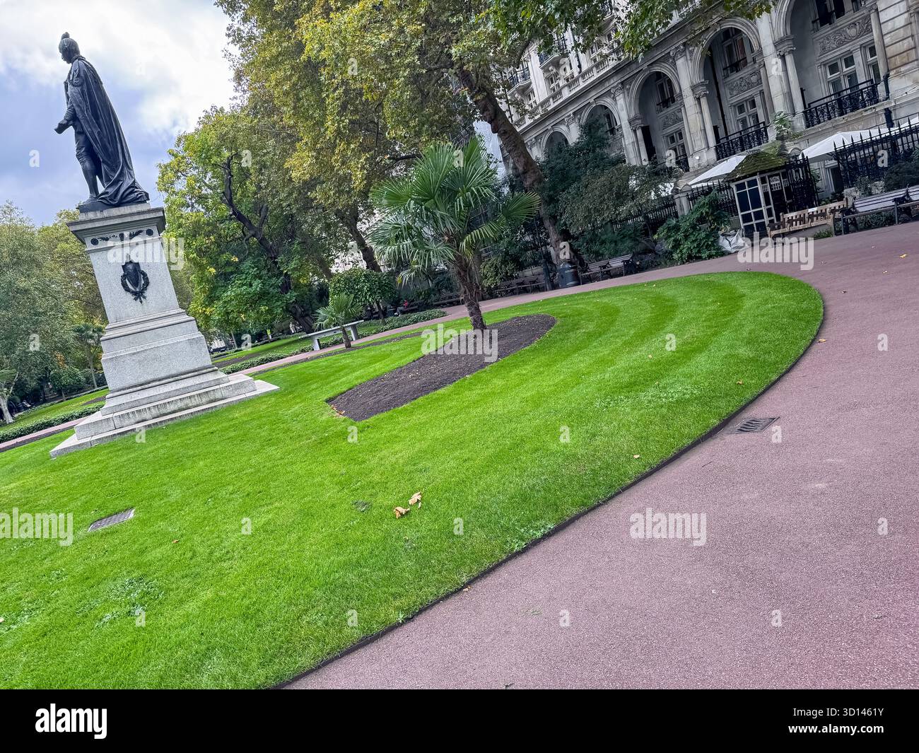 Whitehall Gardens, London - Smartphone Captured Stock Image
