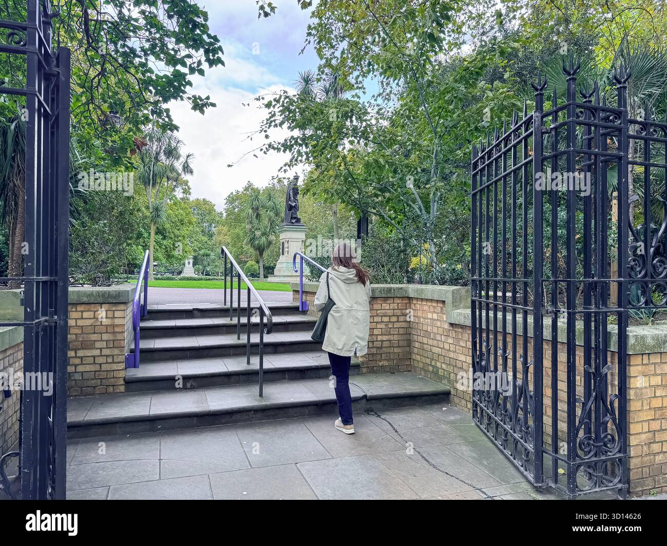 Whitehall Gardens, London - Smartphone Captured Stock Image