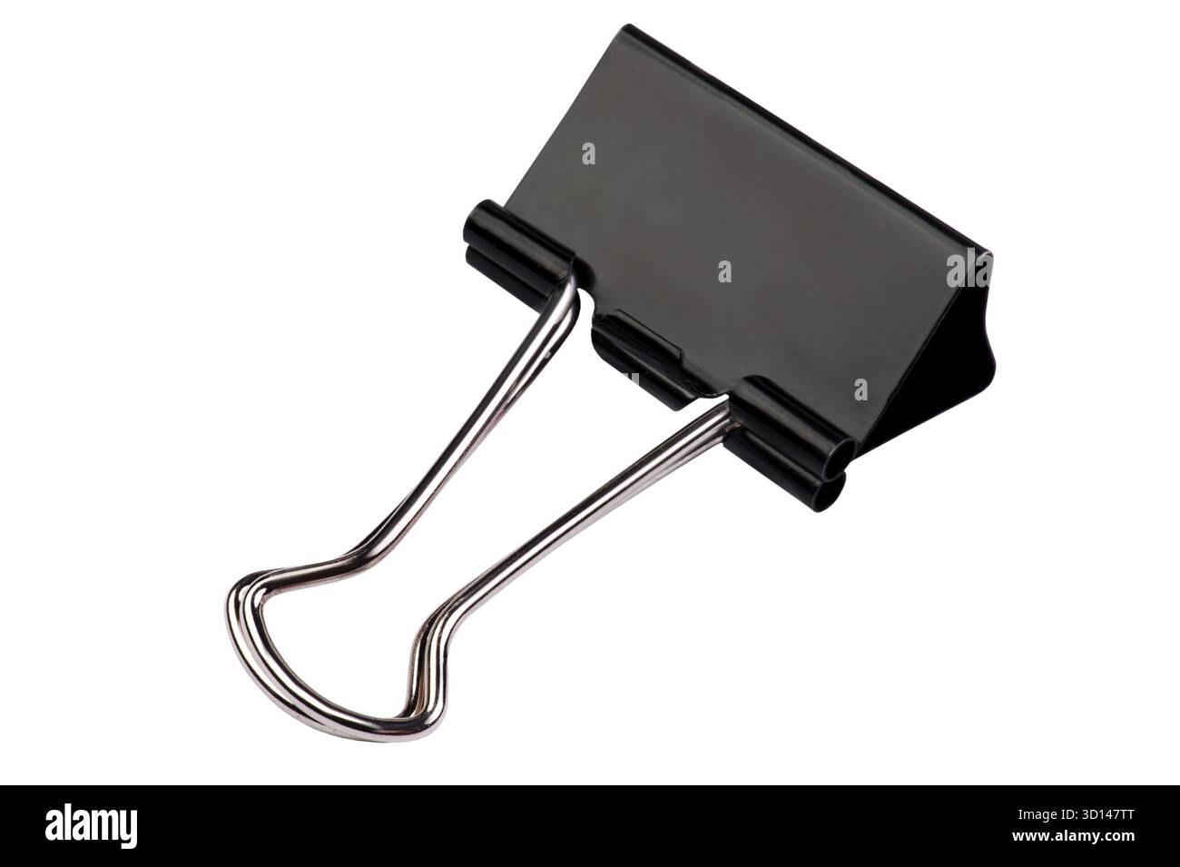 Isolated object on white - paper clips Stock Photo