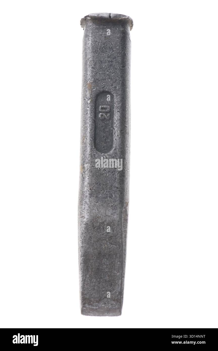 Object on white - instrument cold chisel Stock Photo - Alamy