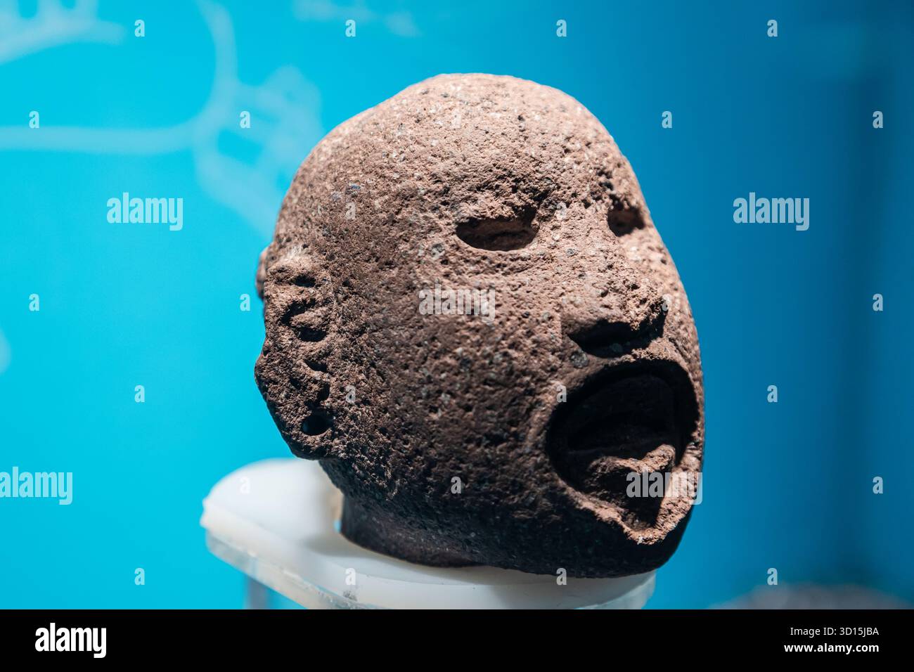 Flayed Lord Body Aztec stone sculpture of Xipe Totec, the Flayed Lord, god of renewal ...