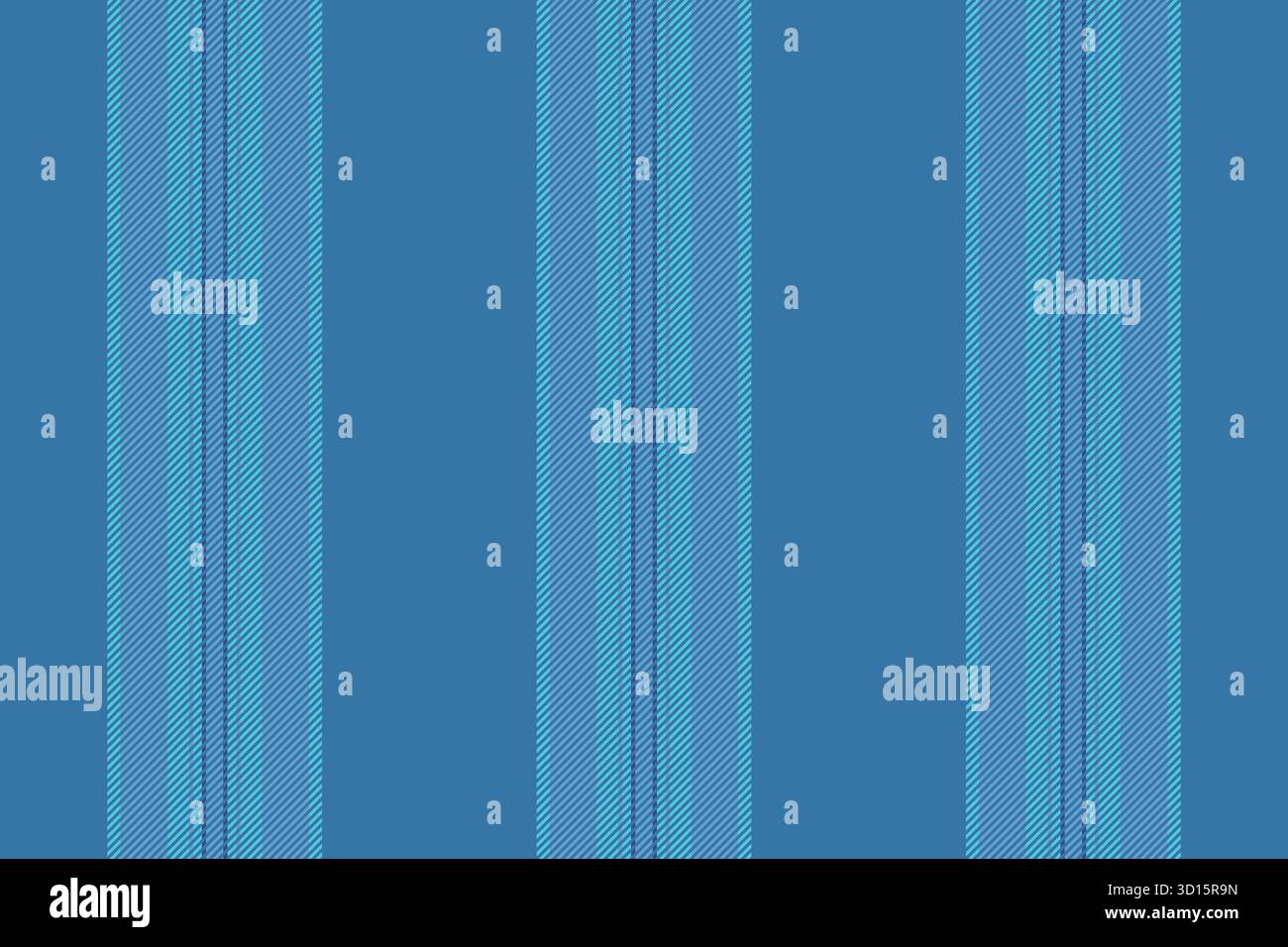 Classic blue striped pattern with varying widths. Clean and simple. Ideal for backgrounds, textiles, and graphic designs. Evokes calm, order, and reli Stock Vector