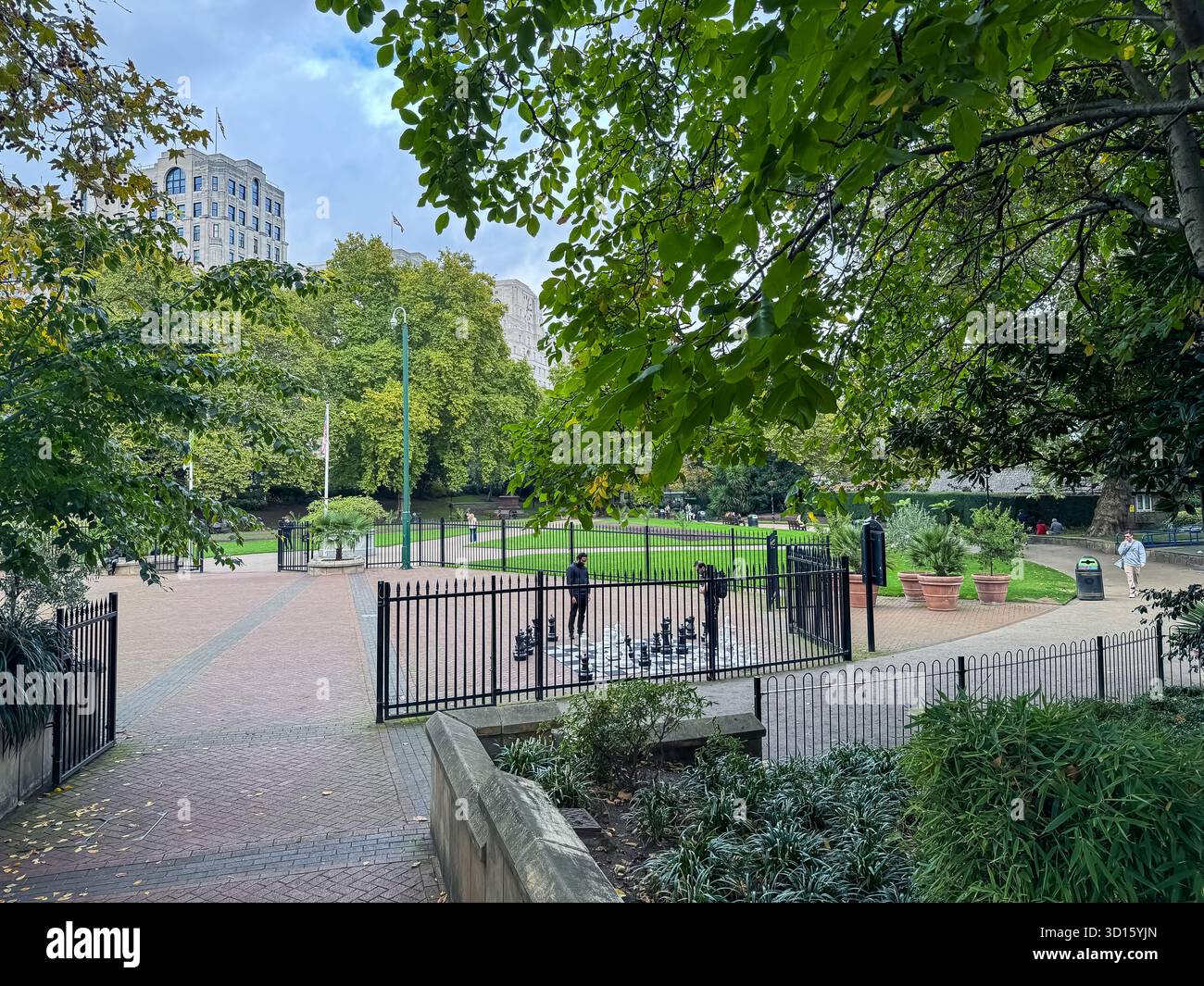 Victoria Embankment Gardens, London - Smartphone Captured Stock Image