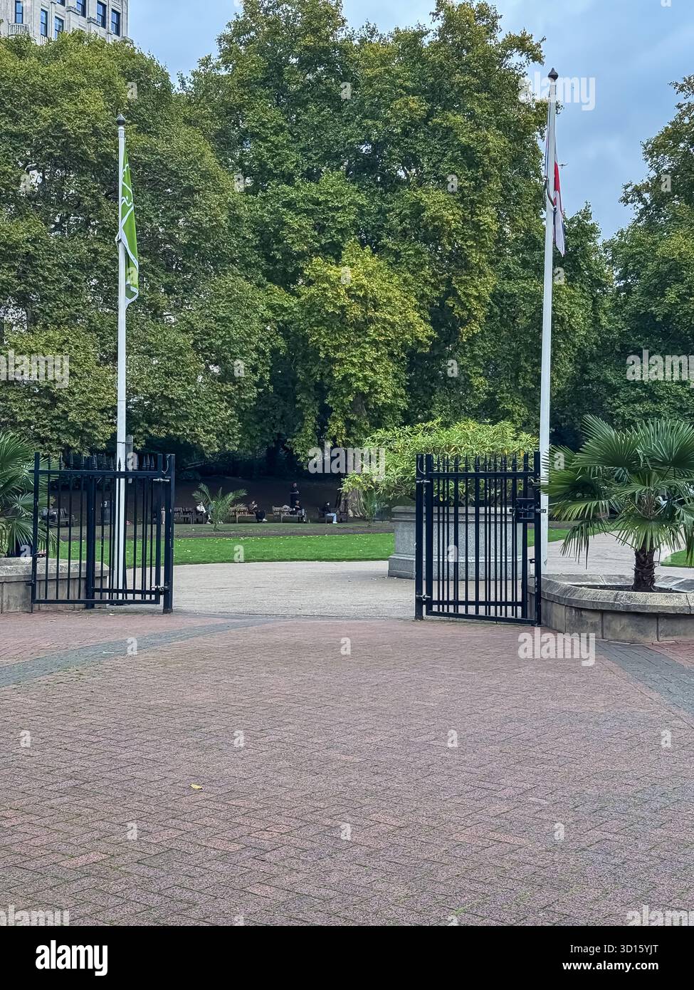 Victoria Embankment Gardens, London - Smartphone Captured Stock Image