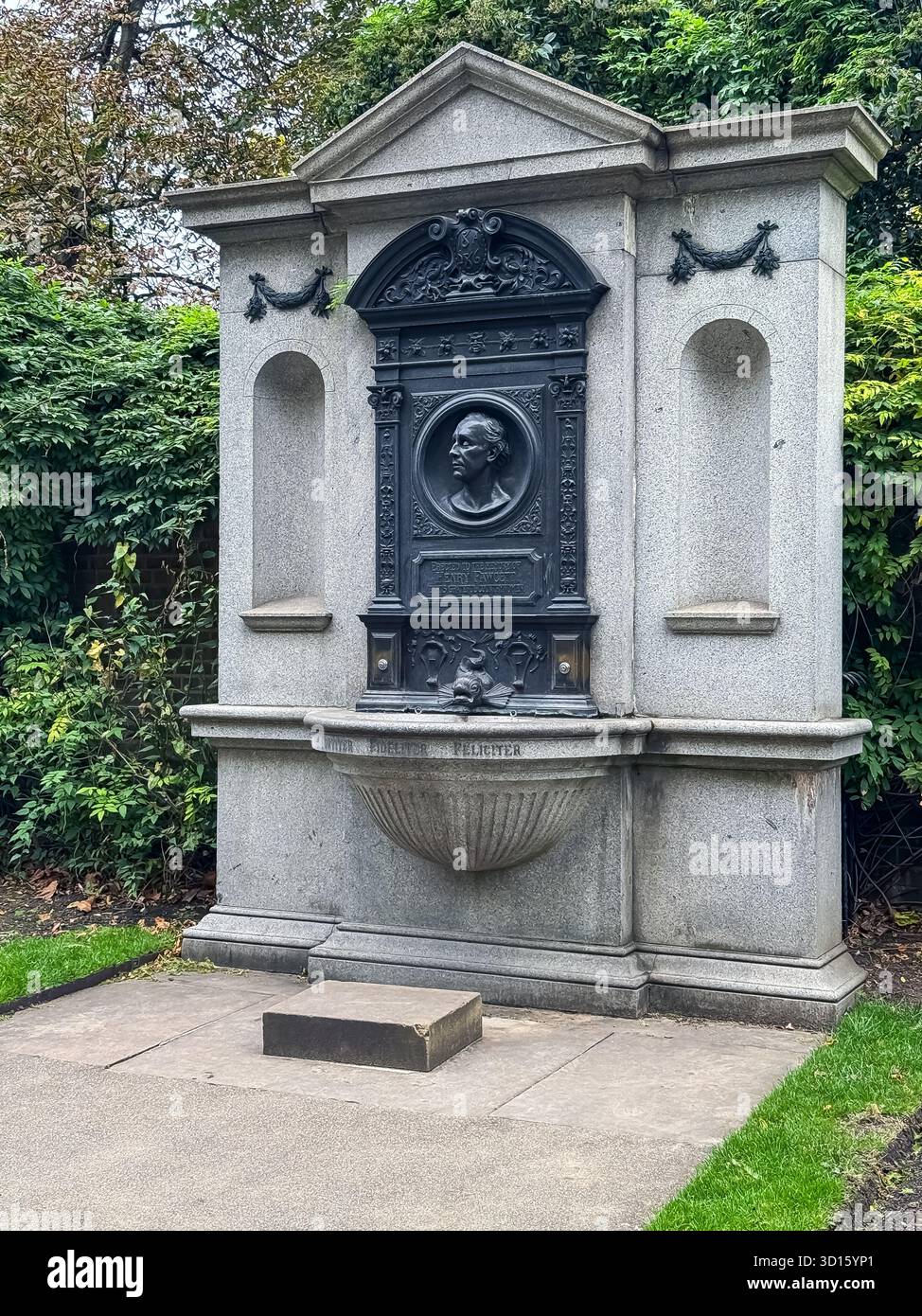 Henry Fawcett, Victoria Embankment Gardens, London - Smartphone Captured Stock Image